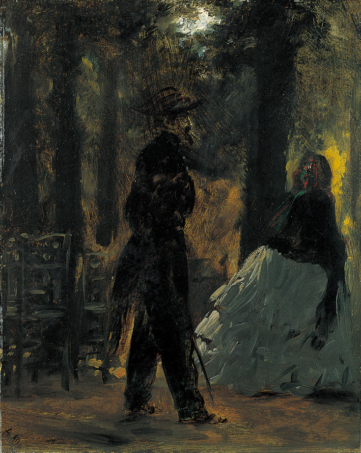  Adolpyh Von Menzel —— 警察与女士